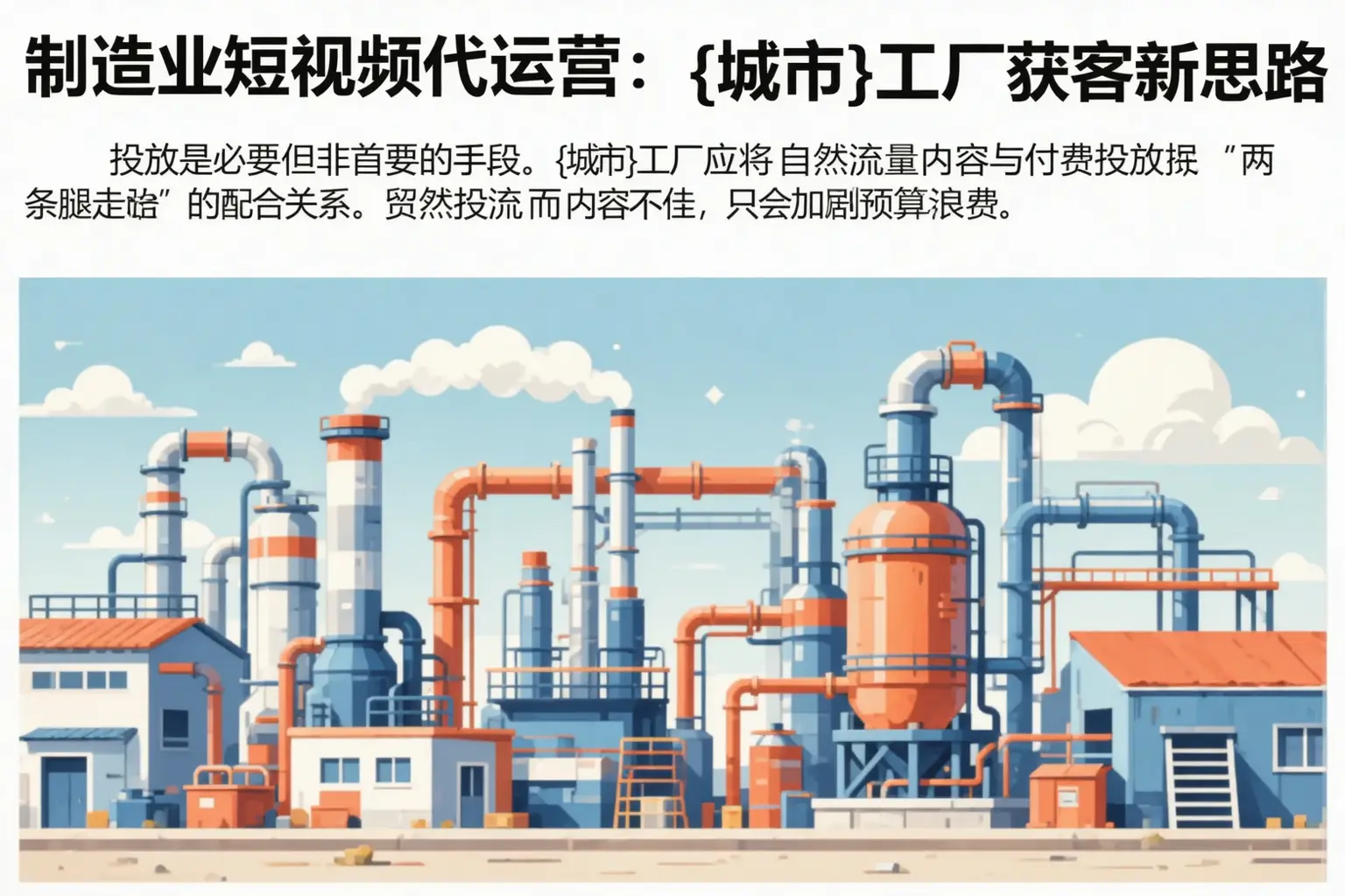 制造业短视频代运营：龙海工厂获客新思路